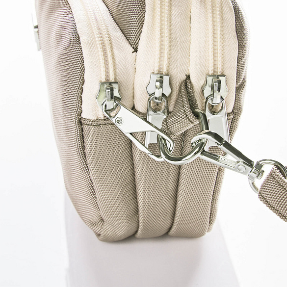 Handtasche "Raja" mit RFID-Schutz beige Amélie di Santi