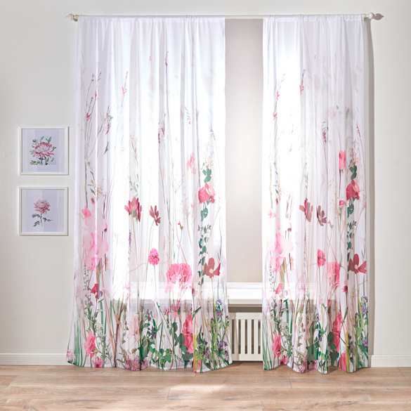 Gardine "Blumenwiese" 140 x 230 cm Eldo
