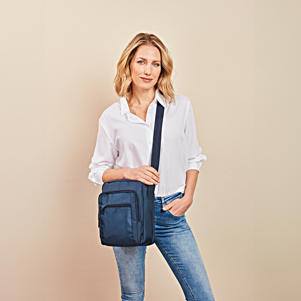 Umhängetasche „Lina” RFID navy