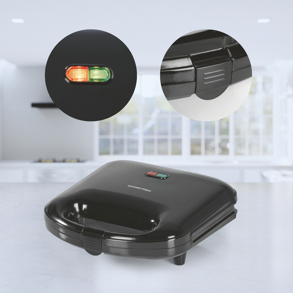 GOURMETmaxx Sandwich-Maker mit LED-Kontrollleuchte