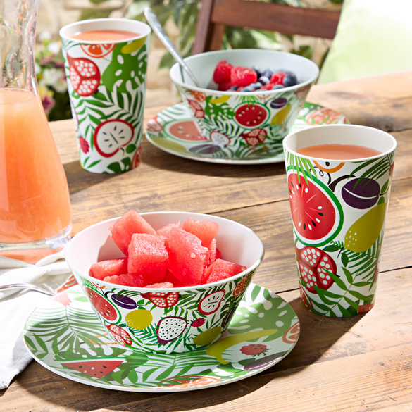 Trinkbecher "Karibik" 2er-Set Basilico