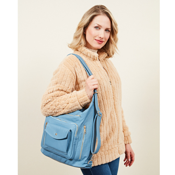 Tasche "Anika" 2in1 hellblau
