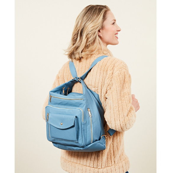 Tasche "Anika" 2in1 hellblau