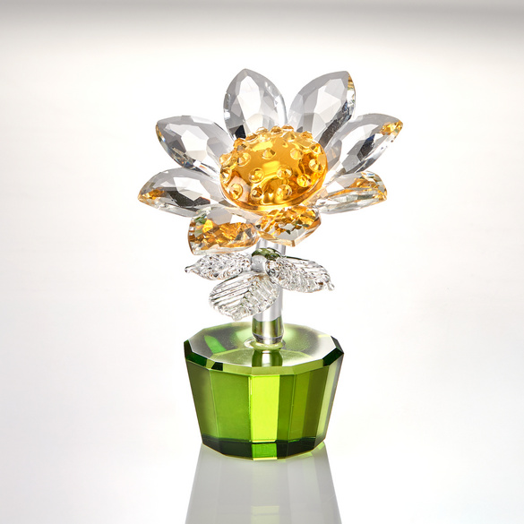 Glas-Deko "Sonnenblume" Eldo