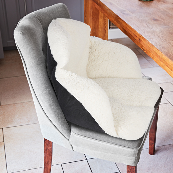 Rückenkissen aus Teddy-Fleece für Rollstühle & Sessel