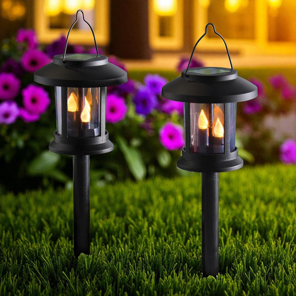 Solar-Laternen 3-in-1 mit Steckstab 2er-Set Gainsborough