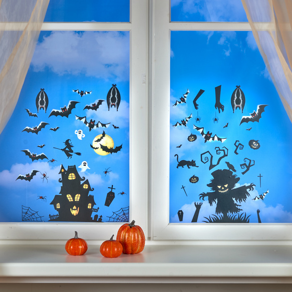 Fensterbilder "Halloween" 3er-Set selbstklebend Eldo