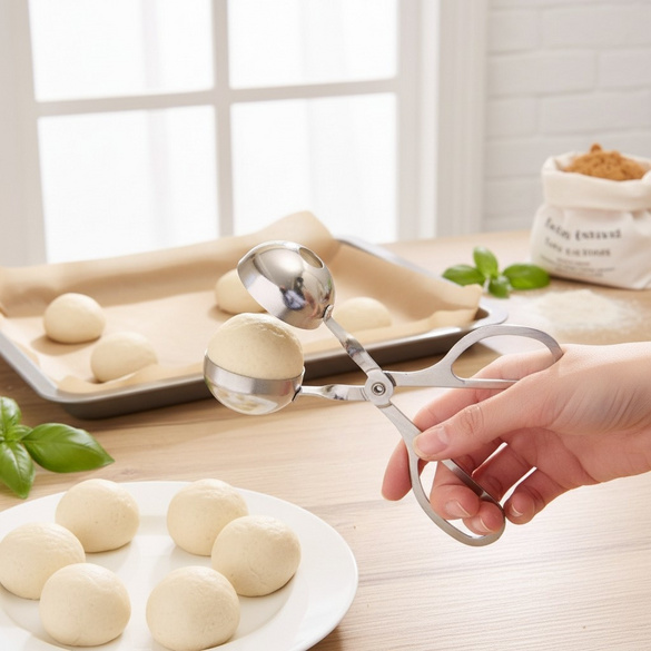 Fleischbällchen-Former aus Edelstahl