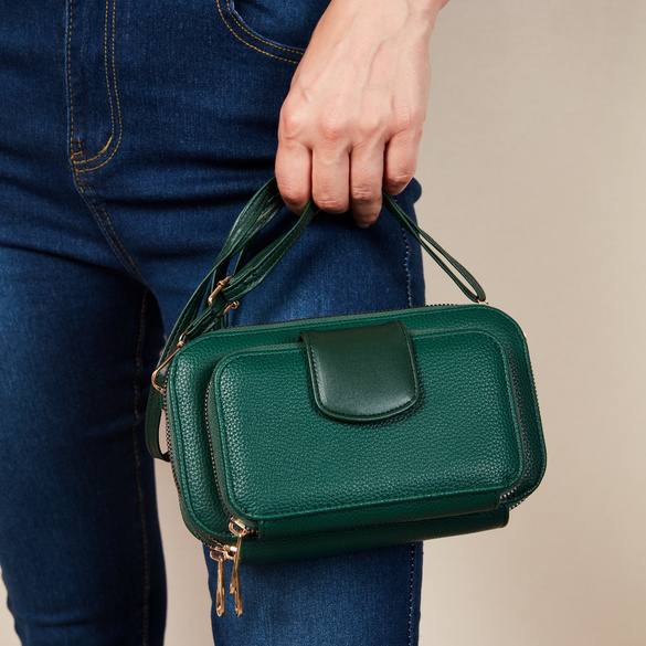 Tasche "Suse" 2in1 dunkelgrün