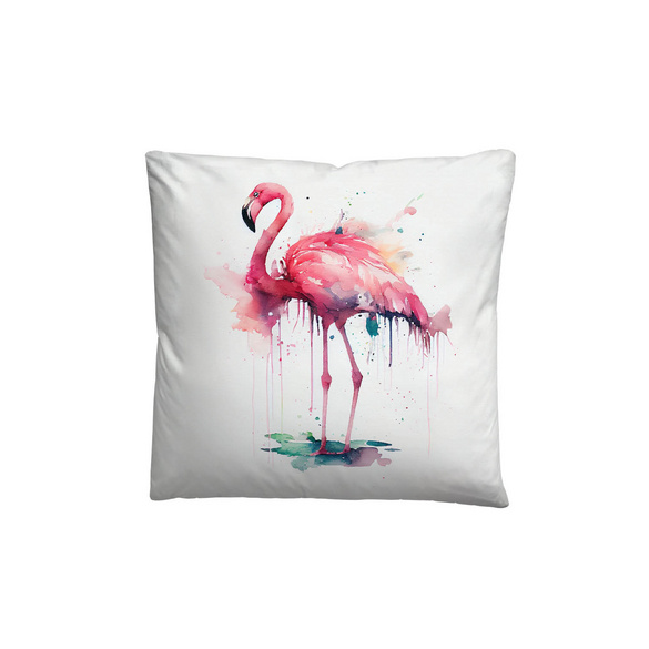 biberna Linon-Bettwäsche FLAMINGO koralle, 1x 135x200 cm + 1x 80x80 cm