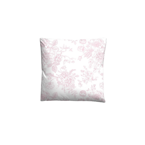 Castell Baumwoll Satin Bettwäsche ROSENFEIN rose, 1x 135x200 cm + 1x 80x80 cm