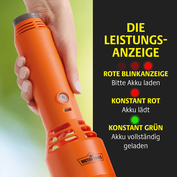 Akku-Turbo-Laubbläser, Victor Tools