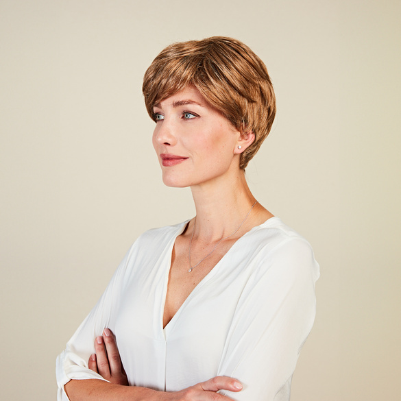 Naturell Perücke "Tilda" dunkelblond