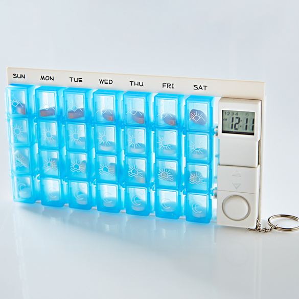 Medikamente-Planer mit Alarm