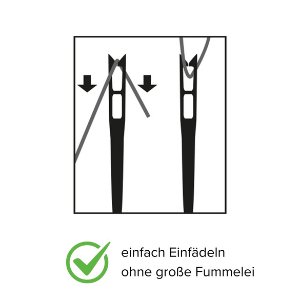 Wundernadel Selbsteinfädelnde Nähnadeln 2x30er-Set