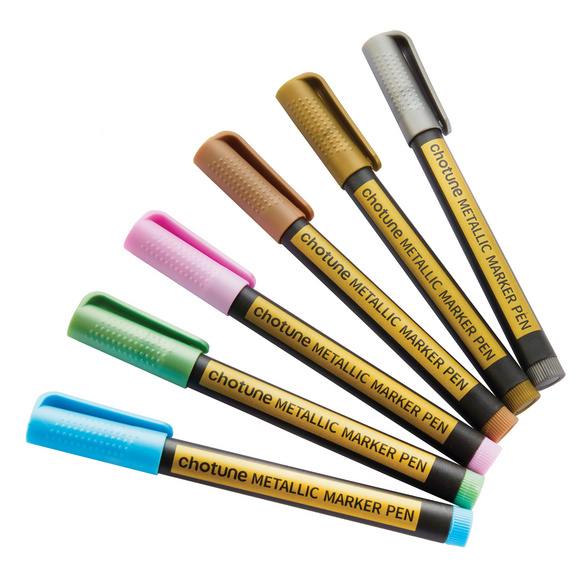 Metallic-Stifte 6er-Set, Bourne & Hollins
