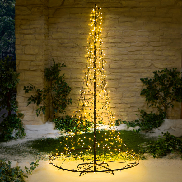 LED-Lichterbaum 180 cm mit Glitzereffekt, Gainsborough