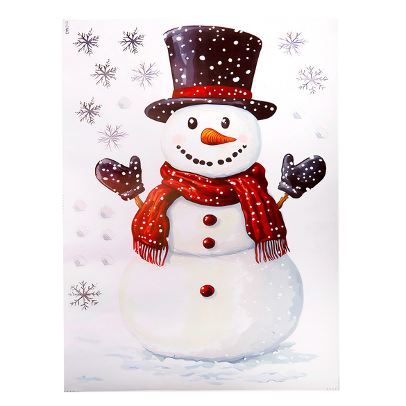 Kühlschrankaufkleber Schneemann