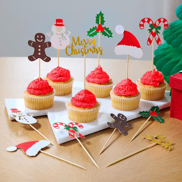 Weihnachts-Picker 12er-Set