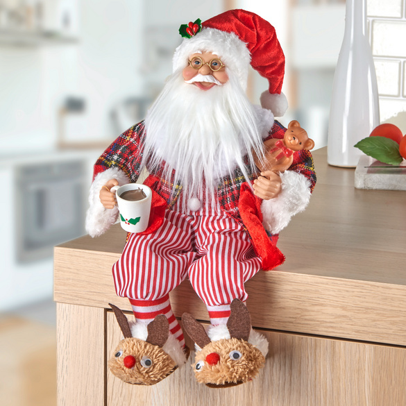 Weihnachtsmann sitzend