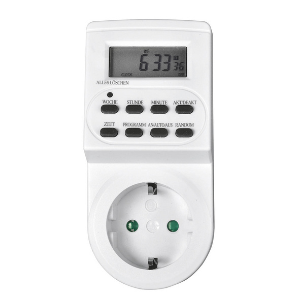Elektronische Wochen-Zeitschaltuhr mit Zufallsprogramm HEITECH