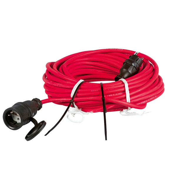 Rasenmäher-Verlängerungskabel 25 m IP44 rot REV RITTER