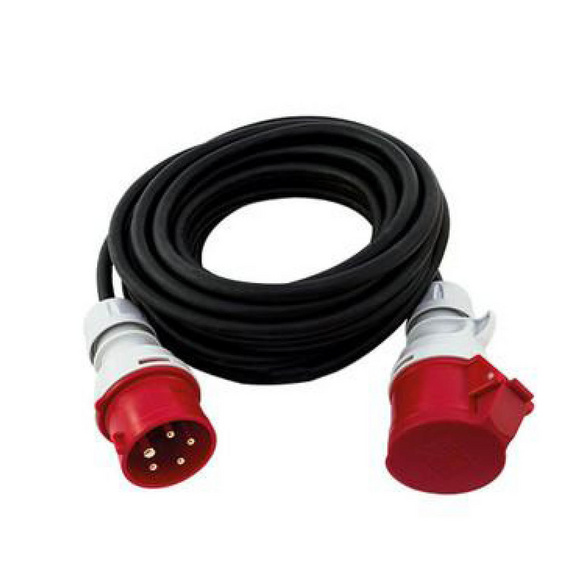 CEE-Verlängerungskabel 5-polig 10 m 16 A IP44 schwarz REV RITTER