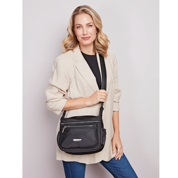 Schultertasche "Lily" schwarz