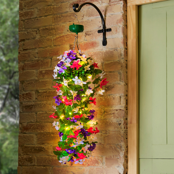 Solar-Hängeblumen