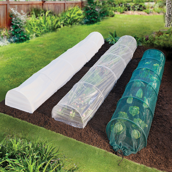 Ganzjahres Anbautunnel 3er Set