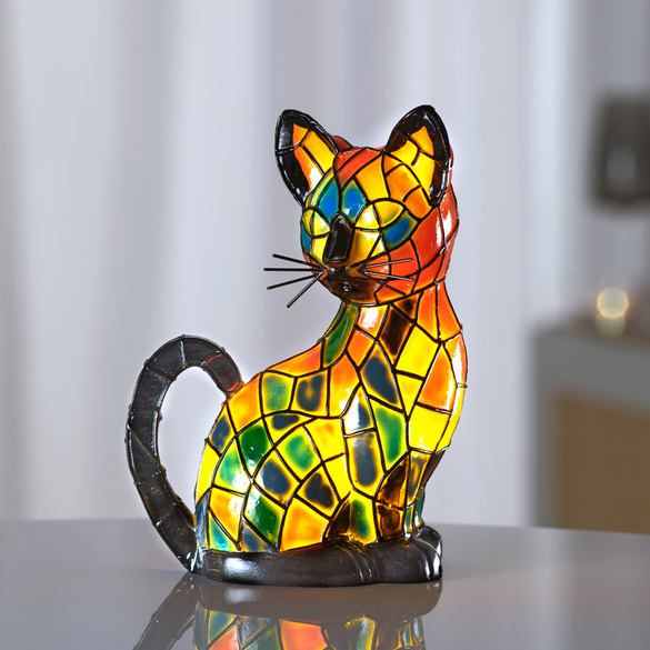 LED-Tischleuchte "Katze"