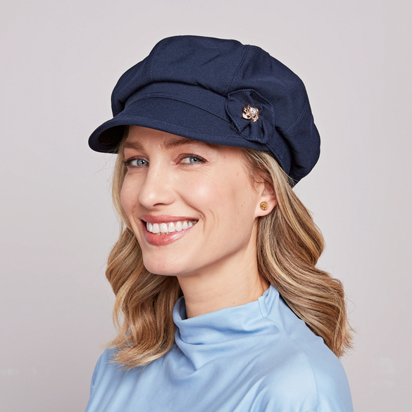 Ballonmütze "Frühling" blau