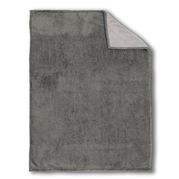 biberna Sherpa Wohndecke titanium, 1x 150x200 cm