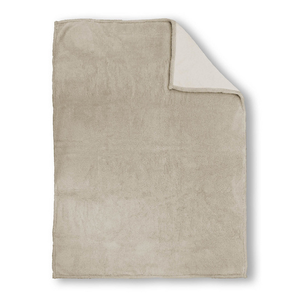 biberna Sherpa Wohndecke kitt, 1x 150x200 cm
