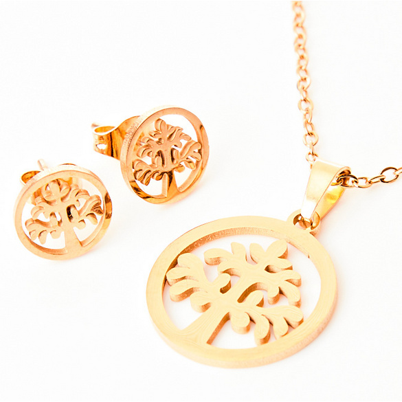 Schmuck-Set "Lebensbaum" 2-tlg.