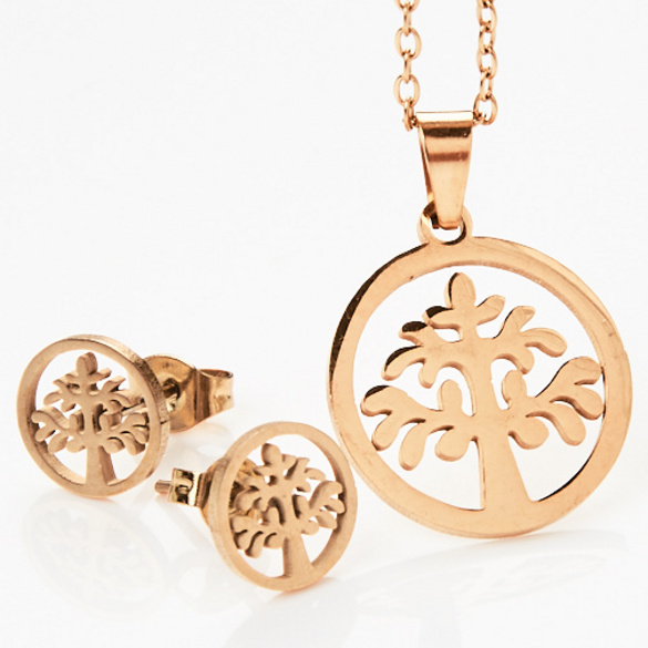 Schmuck-Set "Lebensbaum" 2-tlg.