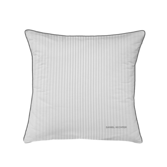 Daniel Hechter Satin Bettwäsche silber/grau, 1x 155x220 cm + 1x 80x80 cm
