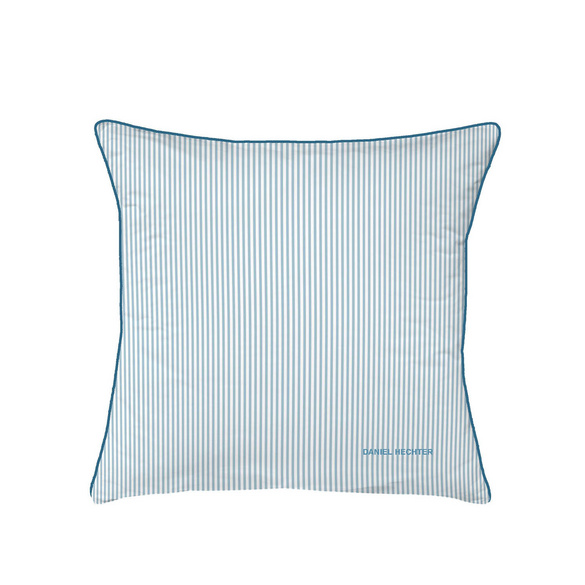 Daniel Hechter Satin Bettwäsche taubenblau, 1x 155x220 cm + 1x 80x80 cm