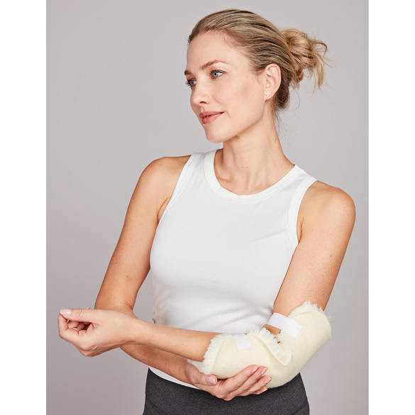 Ellbogenstütze in Lammfell-Optik