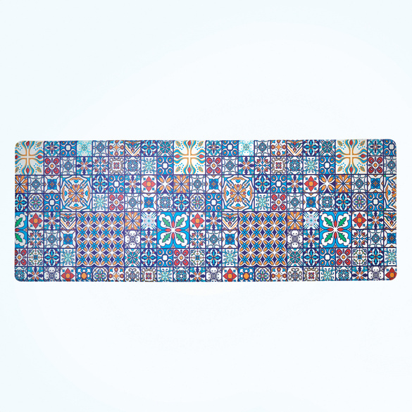 Küchenläufer Blumendesign 120x45