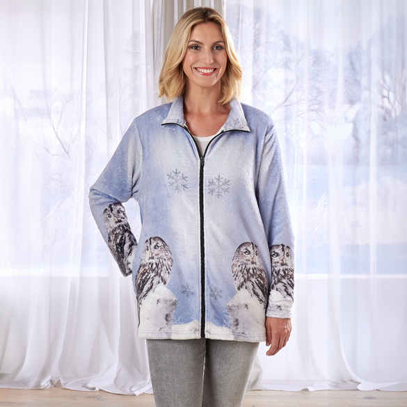 Fleece-Jacke "Schneeeule"