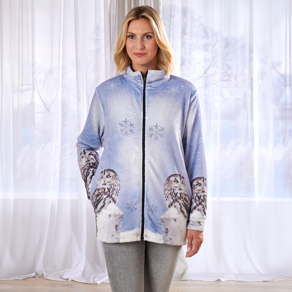 Fleece-Jacke "Schneeeule"