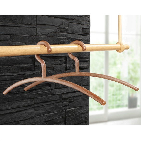 Kleiderbügel "Natur" aus Holz 3er-Set