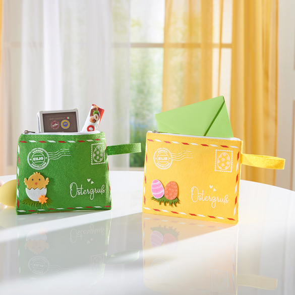 Filztasche Briefumschlag "Ostergruß" Eldo