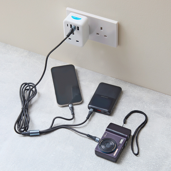 USB-Ladekabel 3-in-1 3er-Set Bergström