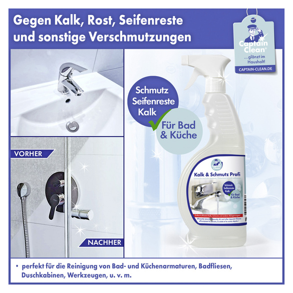 Kalk & Schmutz Profi 650 ml Captain Clean