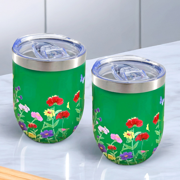 2er-Set Thermoisolierte Becher