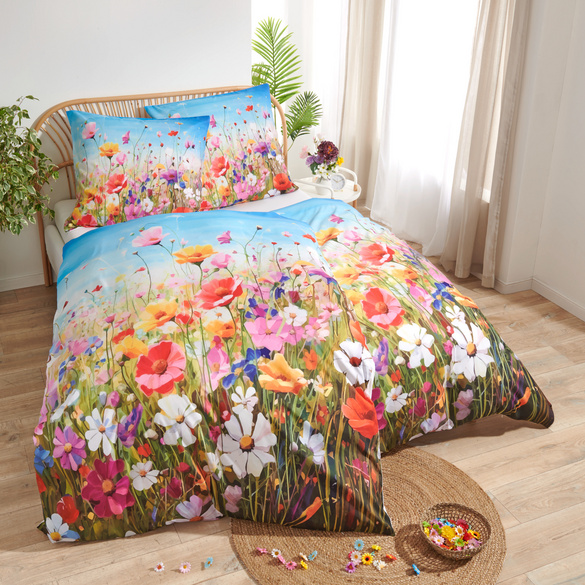 Bettwäsche "Blumenwiese" 2-tlg.