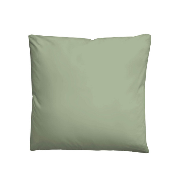 biberna Tencel-Flanell Bettwäsche uni oliv, 155x220 cm + 80x80 cm