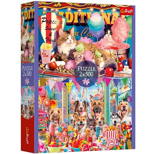 Puzzle Flauschige Freunde